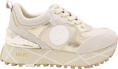 Liu Jo Maxi Wonder 38 Lage sneakers - Dames - Beige - Maat 39