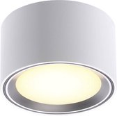 Nordlux 47540132 Fallon LED-opbouwlamp 8.5 W Warmwit Wit, RVS (geborsteld)
