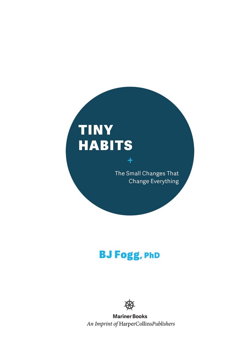Omslag van Tiny Habits