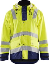 Blaklader Regenjas gevoerd High Vis LEVEL 2 4307-2003 - High Vis Geel/Marineblauw - M