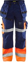 Blaklader Werkbroek High Vis X1500 1508-1860 - Marineblauw/Oranje - D116