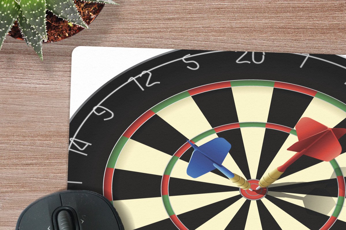 een dartbord met pijlen | bol.com