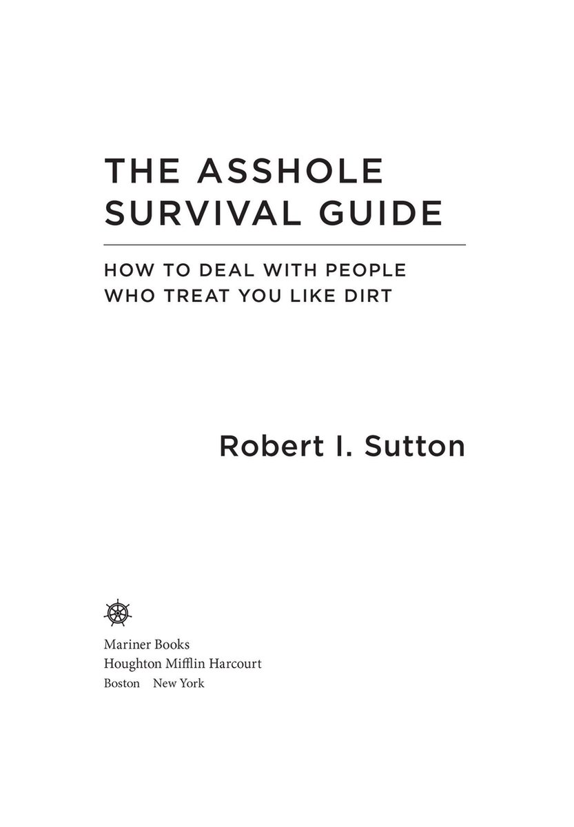 Omslag van The Asshole Survival Guide