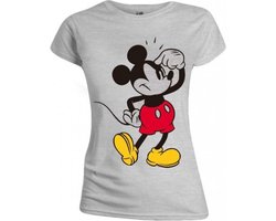 DISNEY - T-Shirt - Mickey Mouse Annoying Face - GIRL (L)