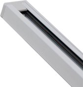 Spanningsrail - Frinto - 1 Fase - Opbouw - Aluminium - Glans Wit - 1m