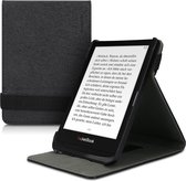 kwmobile hoes geschikt voor Pocketbook Touch Lux 4/Lux 5/Touch HD 3/Color (2020) - e-reader beschermhoes met handgreep - zwart