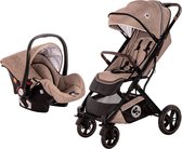 Lorelli Storm Pearl Beige 2-in-1 Wandelwagen incl. Autostoel 1002170-2182