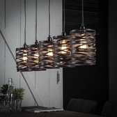 Crea Hanglamp 5x ø17 spindle / Slate grey - Industrieel meubels - Design