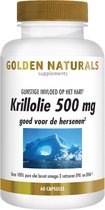 Golden Naturals Krillolie 500 mg (60 softgel capsules)