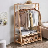 Kapstok Staand - Hout - 9 Haaks - Kapstokken - Woonkamer - Kantoor - Slaapkamer