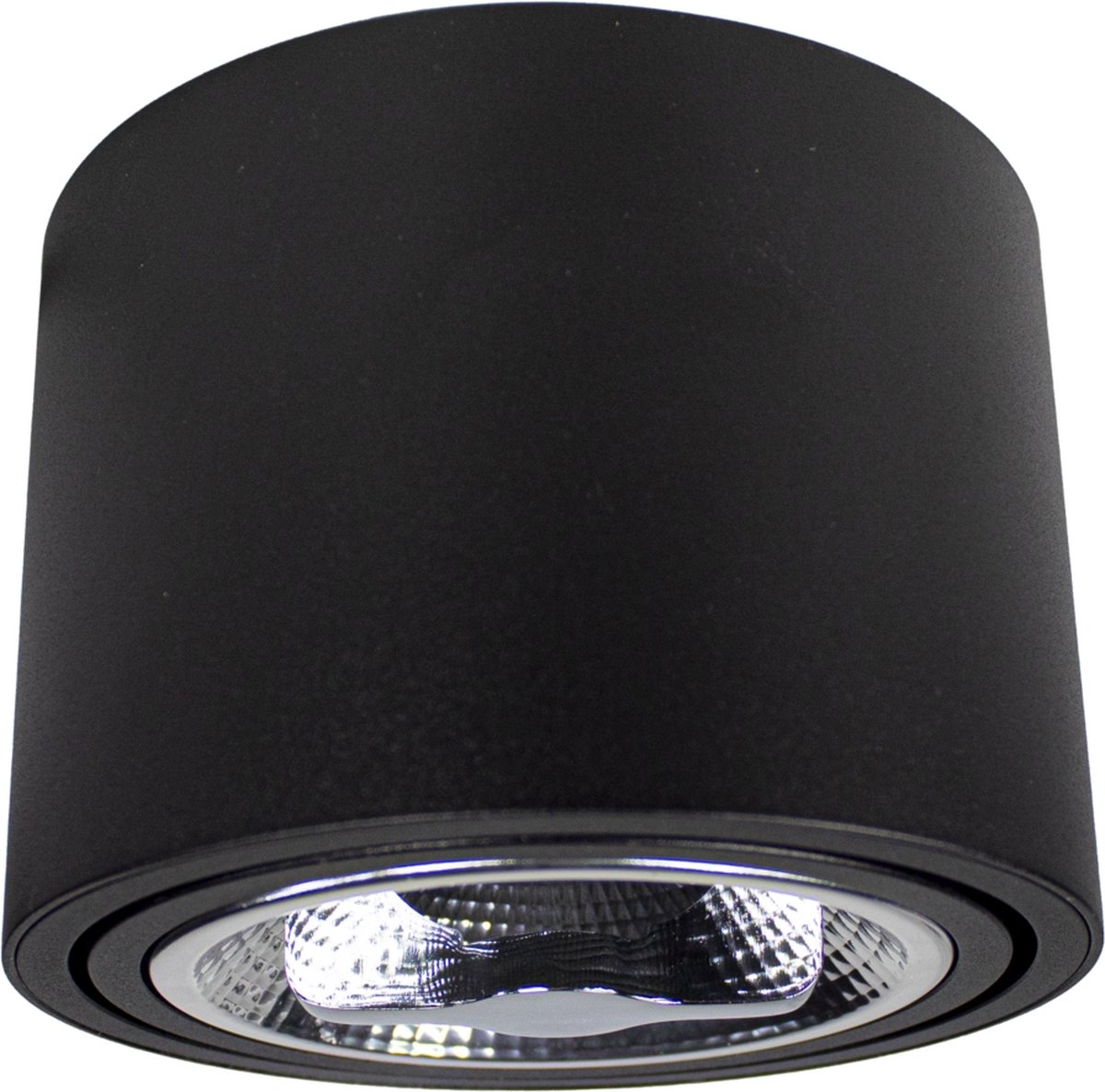 Opbouw spot armatuur | Zwart | AR111 | kantelbaar | Rond | 139 x 100 mm
