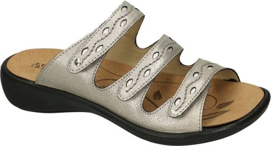 Westland -Dames -  zilver - slippers & muiltjes - maat 39