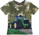 S&C Tractor T-shirt H112 - Legergroen - John Deere  - Maat 146/152