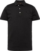 Vanguard - Polo Stippen Zwart - 3XL - Modern-fit