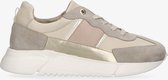 Tango | Yasmine 6-d bone/beige/gold sneaker - off white sole | Maat: 38