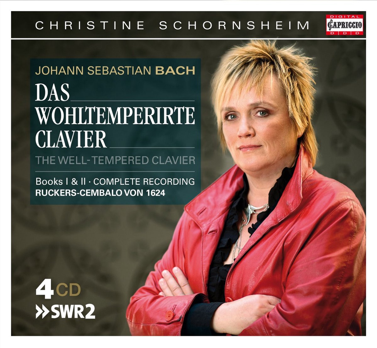 Christine Schornsheim - J.S. Bach: The Well-Tempered Clavier (Books I & II) (4 CD)
