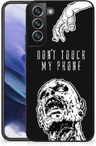Smartphone Hoesje Super als Cadeautjes voor Hem Geschikt voor Samsung Galaxy S22 Pro Back Case TPU Siliconen Hoesje met Zwarte rand Zombie