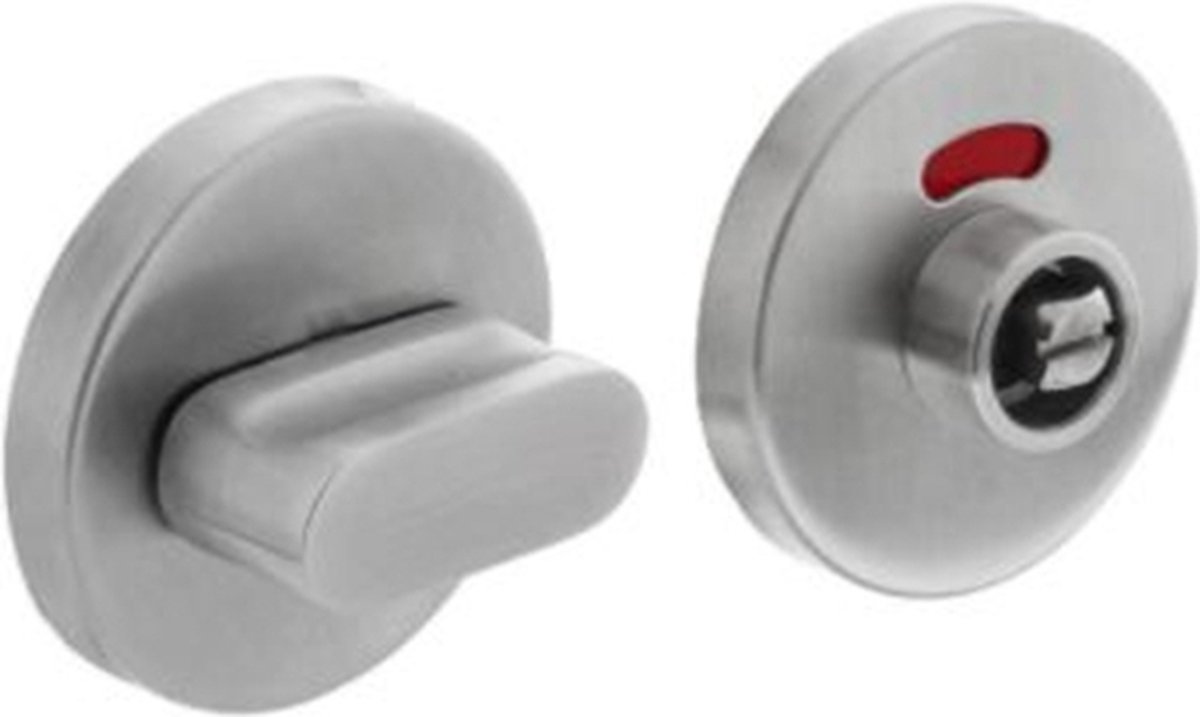 Ivana Toilet-/Badkamersluiting - 8mm - RVS - Doorsnede 53x8