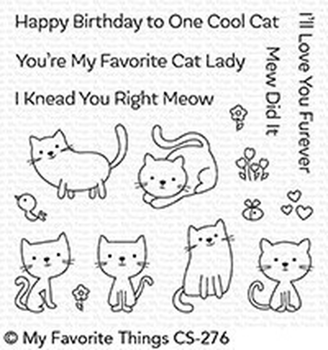 Love You Furever Clear Stamps (CS-276)