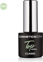 Cosmetics Zone Hypoallergene UV/LED Hybride Topcoat 7ml. - Clear - Glanzend - Gel nagellak