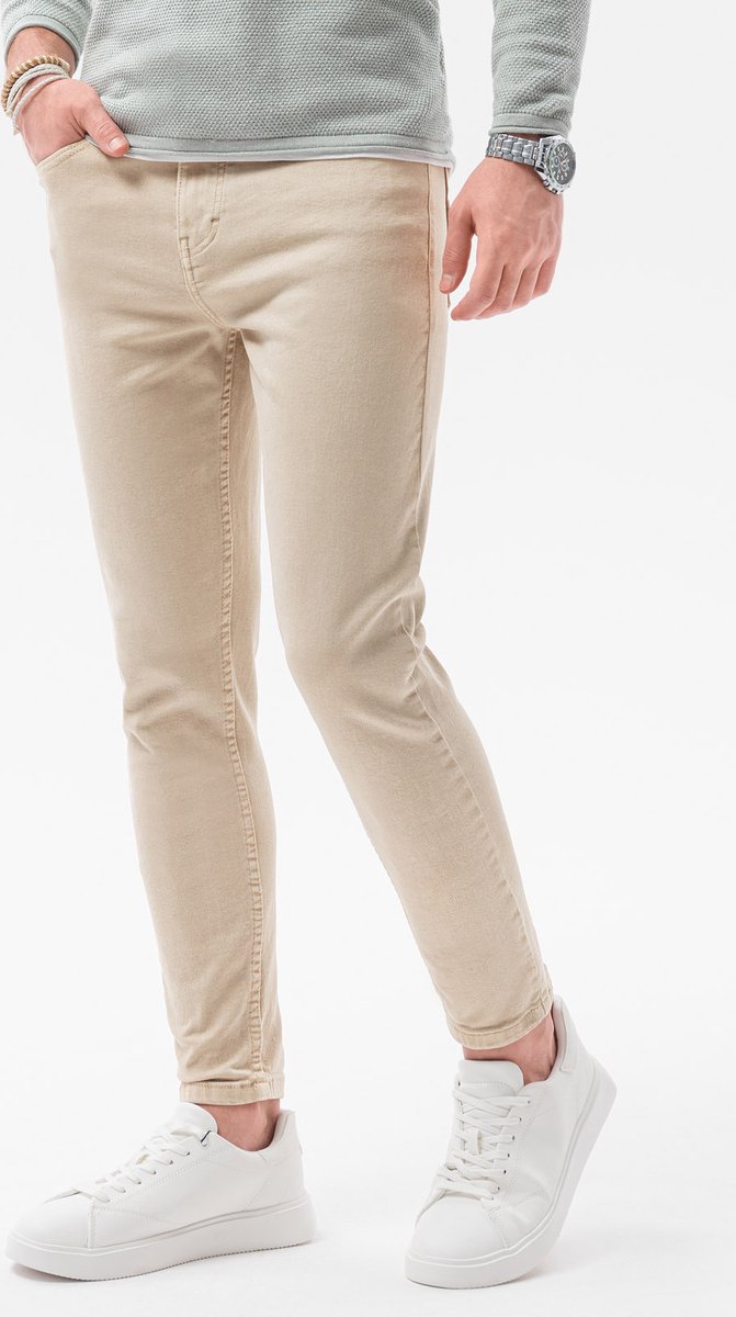 Ombre – heren jeans beige – P1058-8