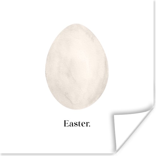 Poster Quotes - Paasei - Easter - Spreuken - 50x50 cm