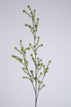 Kunstbloem - Sprengeri - sierasperge - topkwaliteit decoratie - 2 stuks - zijden bloem - Groen - 99 cm hoog