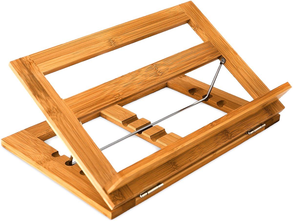 Boekenstandaard - Bamboe hout - 3 standen