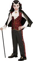 Widmann - Vampier & Dracula Kostuum - Vampier Caballero - Jongen - rood,zwart - Maat 116 - Carnavalskleding - Verkleedkleding