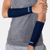 Artefit Compressie Arm Sleeves – Unisex – 4x langer Compressie - L - Indigo