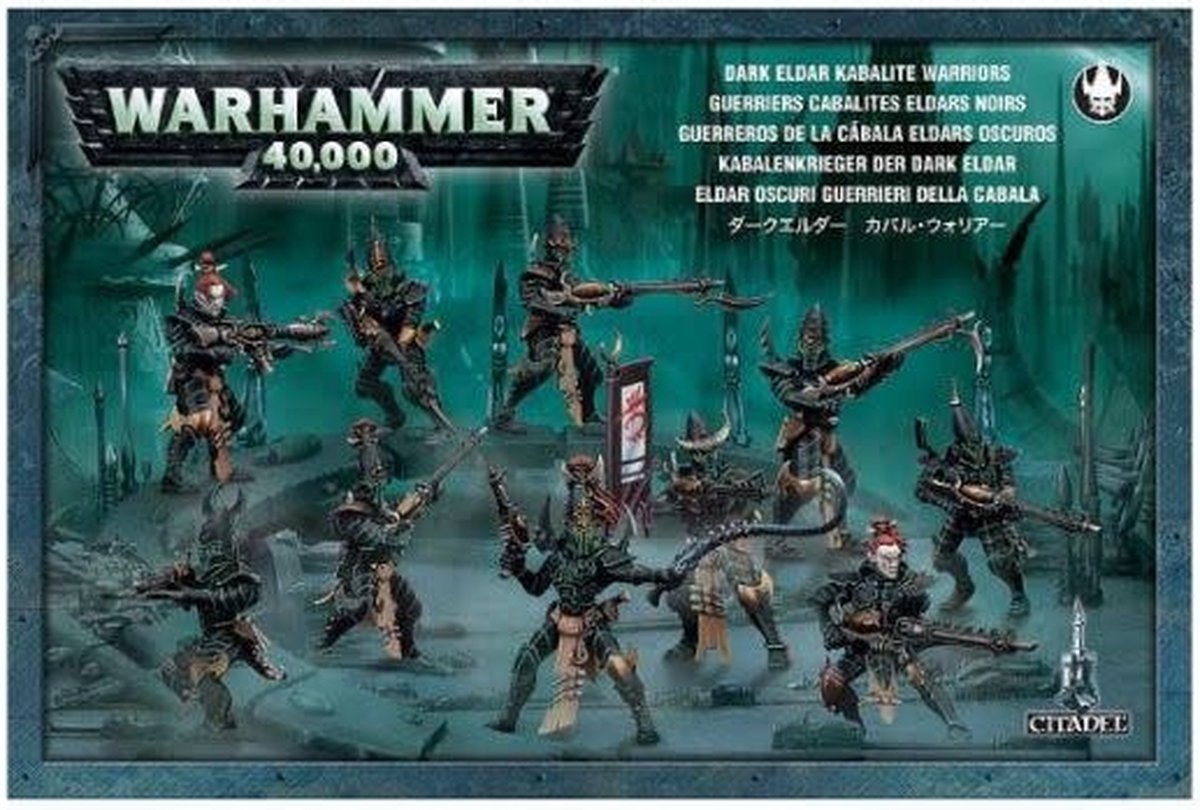 Warhammer 40k - Drukhari Kabalite Warriors, Boîte De 10 Miniatures En Plastique à Assembler