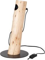 Tafellamp | hout | naturel | 23x21x (h)36 cm