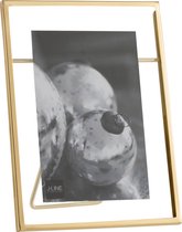 J-Line Fotolijst - Fotokader 10X15 Transparant Metaal Goud Small