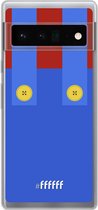 6F hoesje - geschikt voor Google Pixel 6 Pro -  Transparant TPU Case - It's-a-me, Mario! #ffffff
