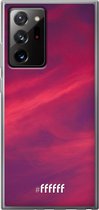 6F hoesje - geschikt voor Samsung Galaxy Note 20 Ultra -  Transparant TPU Case - Red Skyline #ffffff