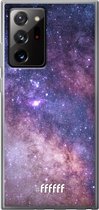 6F hoesje - geschikt voor Samsung Galaxy Note 20 Ultra -  Transparant TPU Case - Galaxy Stars #ffffff