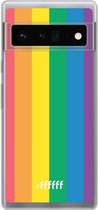 6F hoesje - geschikt voor Google Pixel 6 Pro -  Transparant TPU Case - #LGBT #ffffff