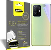 dipos I 3x Beschermfolie 100% compatibel met Xiaomi Mi 11T Pro Achterkant Folie I 3D Full Cover screen-protector