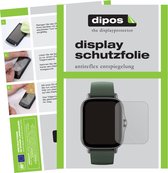 dipos I 6x Beschermfolie mat compatibel met Amazfit GTR 2e Folie screen-protector (expres kleiner dan het glas omdat het gebogen is)