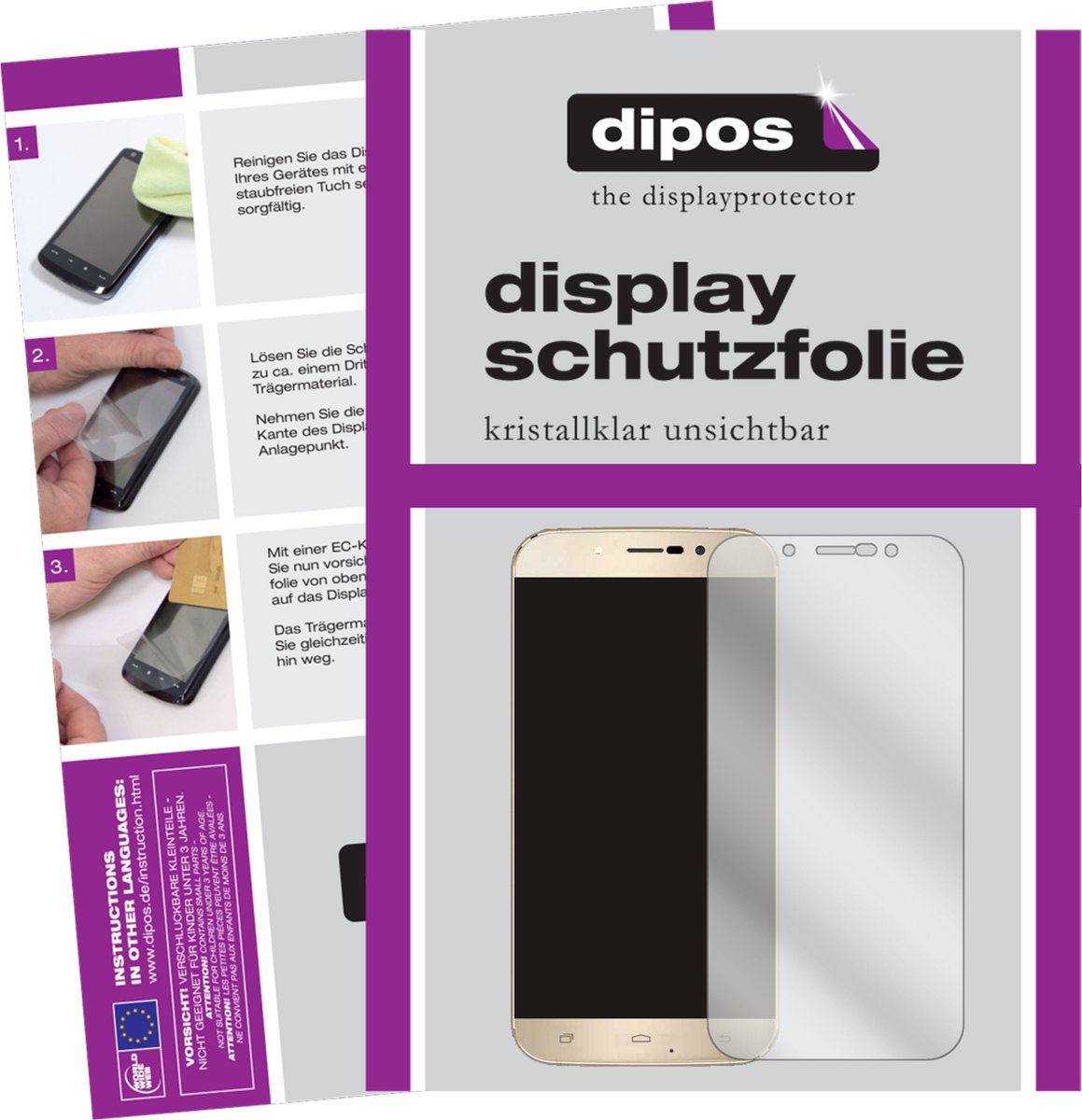 dipos I 2x Beschermfolie helder geschikt voor Umidigi Rome X Folie screen-protector