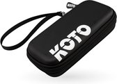 KOTO Kingzip Black & White Small Dartwallet - Darts Case voor Dartpijlen en Dart Accesoires - Geschikt voor max 1 set Steel Darts of Soft Darts