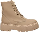 Steve Madden Skylar veterboot - Natural - Maat 36