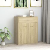 Decoways - Dressoir 60x30x75 cm spaanplaat sonoma eikenkleurig