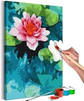 Doe-het-zelf op canvas schilderen - Beautiful Lilies.