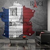 Fotobehang - France (symbols).