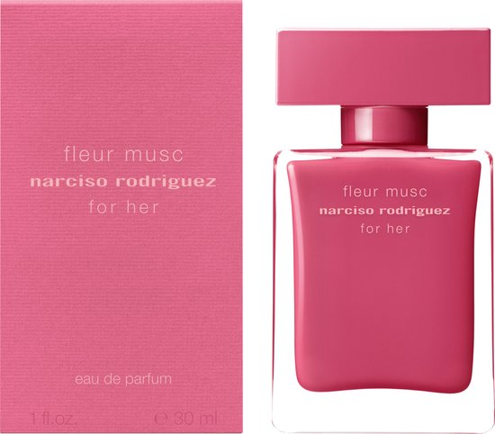 Narciso Rodriguez Fleur Musc - Bloemige damesparfum met muskus en rozen - 30 ml
