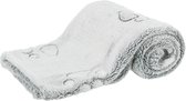 Trixie hondendeken nando softfleece lichtgrijs 75x50 cm