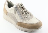 Taupe Durea Veterschoenen Wijdte K