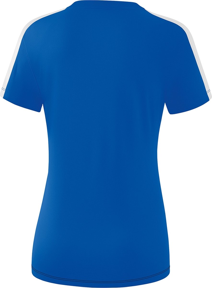 Erima Squad T-Shirt Dames - New Royal / Zwart / Wit | Maat: 40