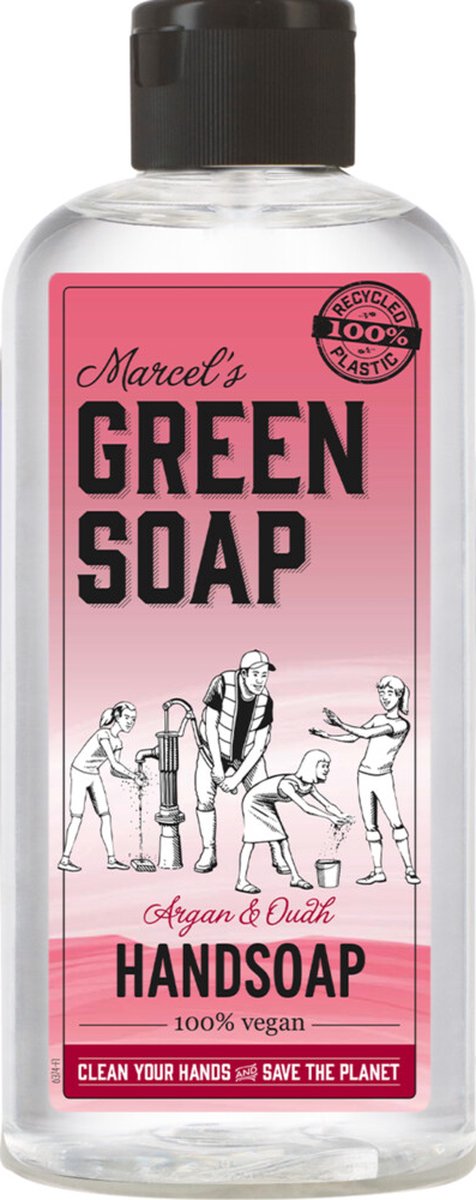 Goedkoopste 12x Marcel's Green Soap Handzeep Argan & Oudh 500 ml